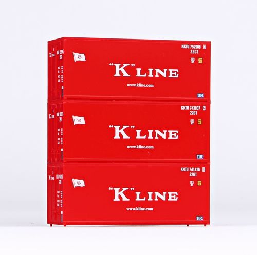 Piko 56220 Container 3er-Set 20' K-Line